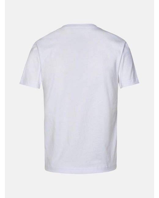 Casablancabrand White 'casa Way' Organic Cotton T-shirt