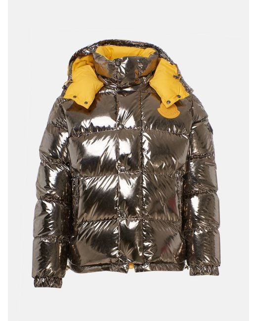 Silver on sale moncler coat