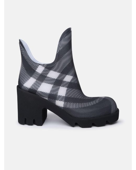 Burberry Blue Two-tone Rubber Boot