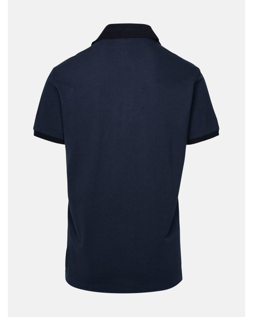 Etro Blue Polo Shirt In Cotton for men