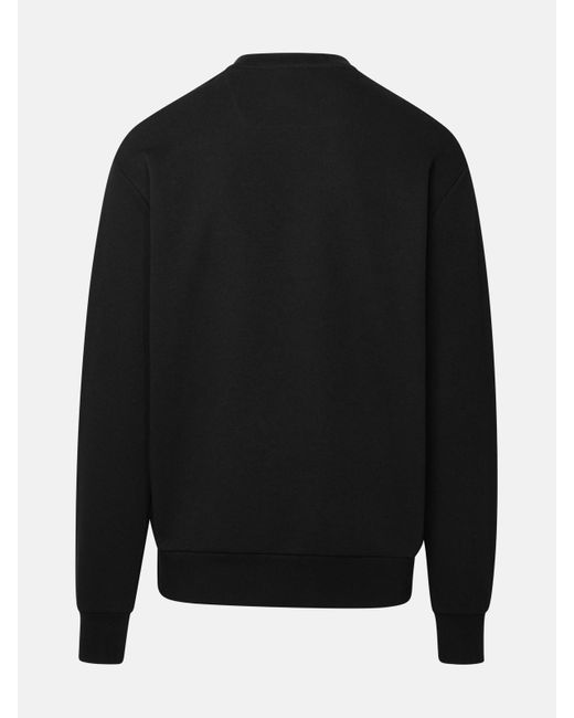 Philipp Plein Black Cotton Blend Sweatshirt for men