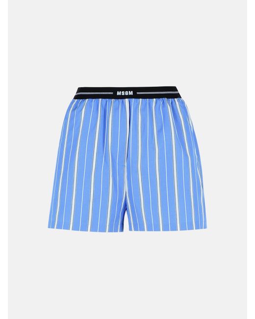 Shorts di MSGM in Blue