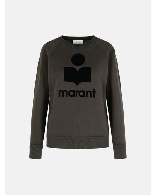 Isabel Marant Black 'Millyny' Cotton Blend Sweatshirt