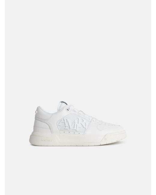 Amiri White 'Classic Low' Leather Blend Sneakers for men