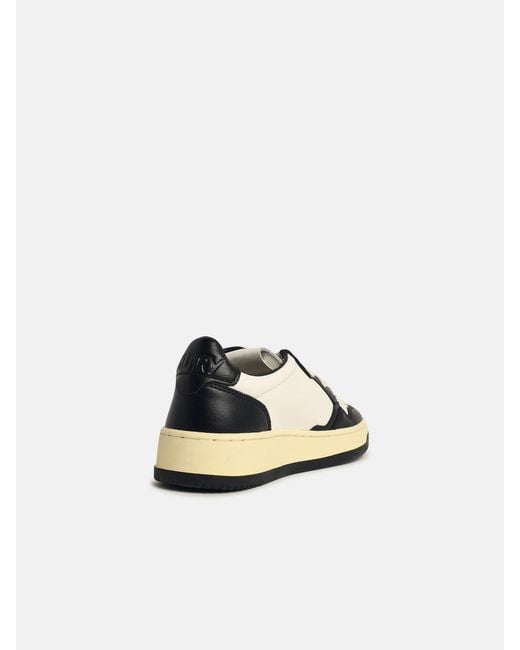 Autry White And Leather Medalist Sneakers