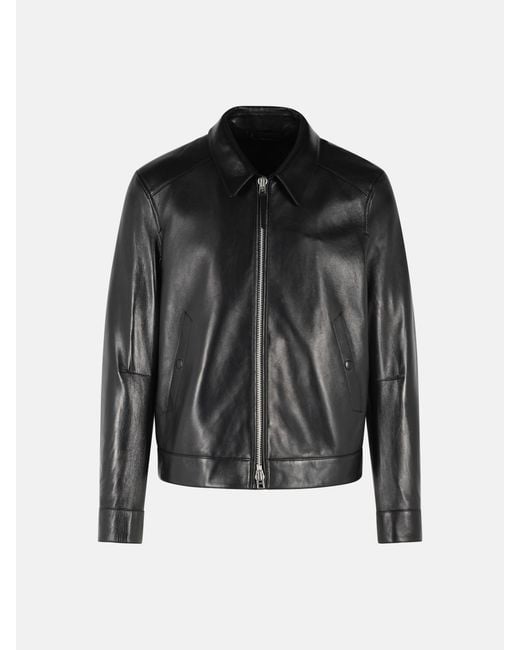Tom Ford Black Leather Jacket for men