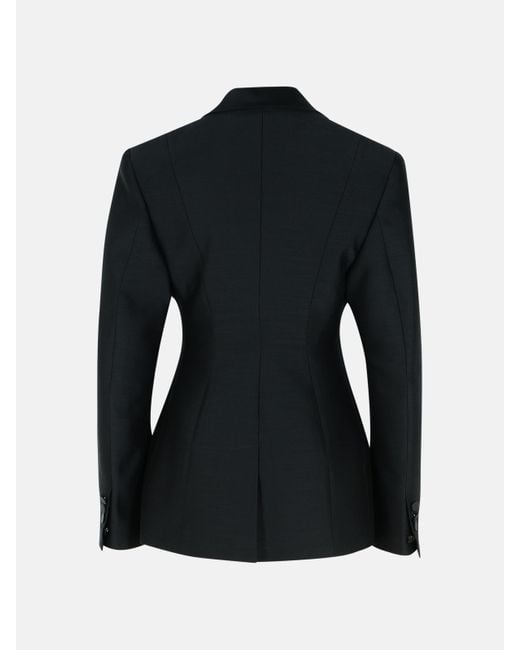 DSquared² Black 'Dan' Virgin Wool Blend Blazer