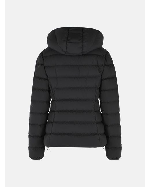Moncler Black 'Herbes' Matt Polyester Down Jacket