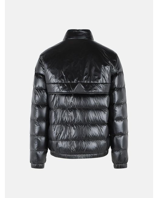 Moncler Black Foldable Short 'Orres' Polyamide Down Jacket for men