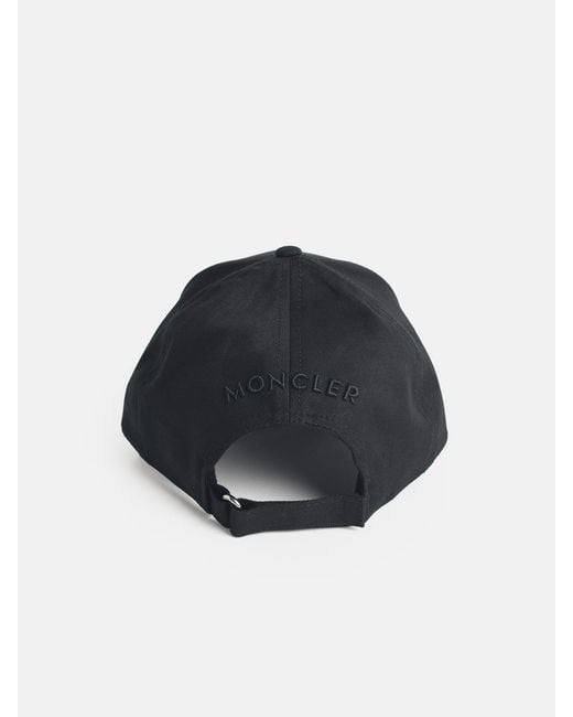 Moncler Blue Cotton Cap for men