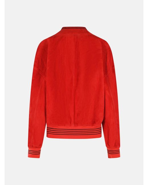 Versace Red Suede Jacket