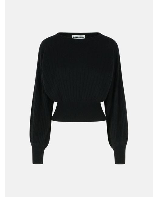 Colorush Black 'prague Lux' Cashmere Sweater
