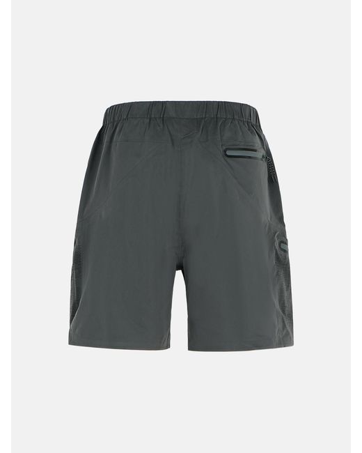Alpha Industries Gray Polyester Bermuda Shorts for men