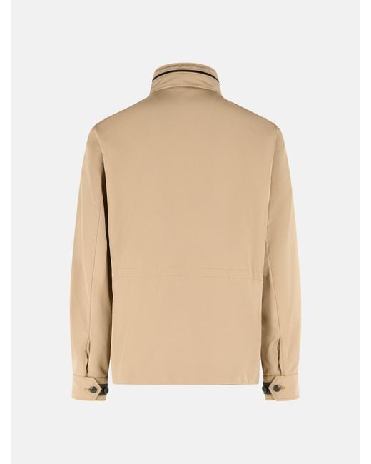 Moncler Natural 'Chuqui' Polyester Blend Jacket for men