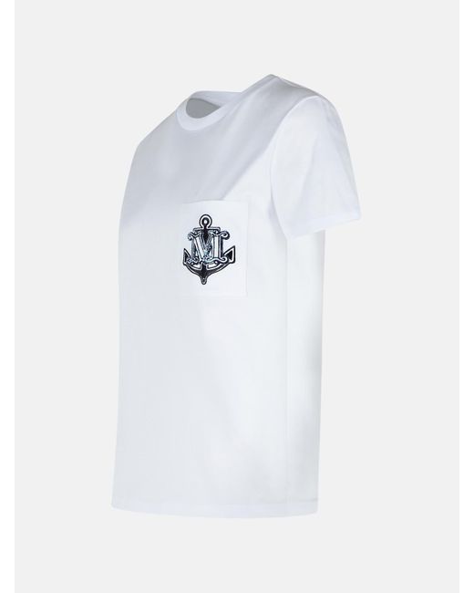 Max Mara White 'acacia' Cotton T-shirt