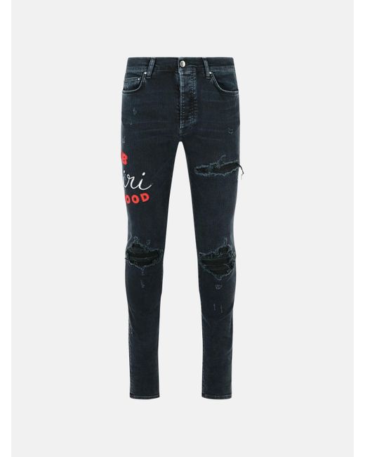 Amiri Blue Cotton Jeans for men