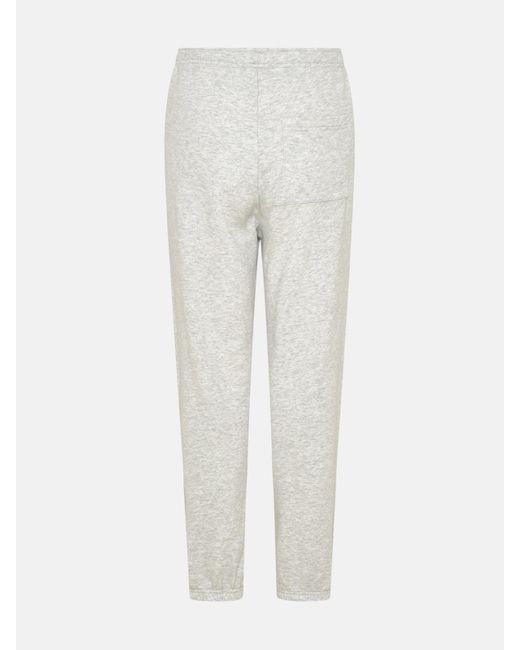 Sporty \u0026 Rich Cotton Sweatpants in Grey 
