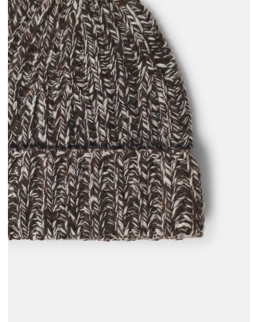 Closed Gray Wool Hat