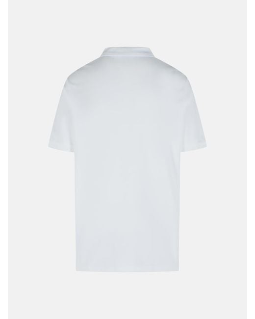 Polo Ralph Lauren White Cotton Polo Shirt for men