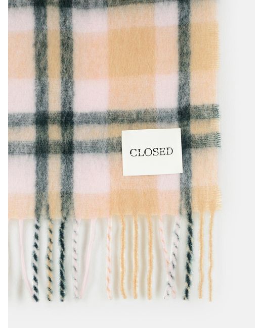 Closed Pink Wool Blend Scarf
