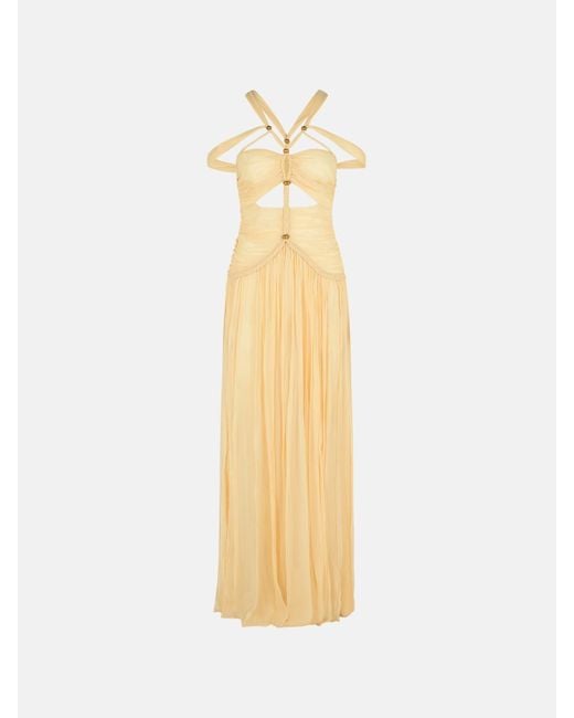 Isabel Marant Metallic 'rafael' Silk Dress