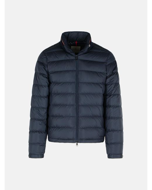 Moncler Blue 'Brendann' Polyester Down Jacket for men
