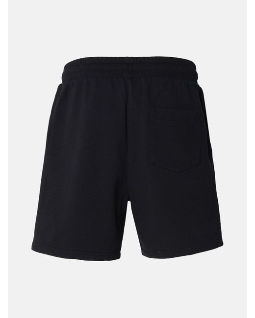 Casablancabrand Blue Bermuda Shorts In Organic Cotton for men