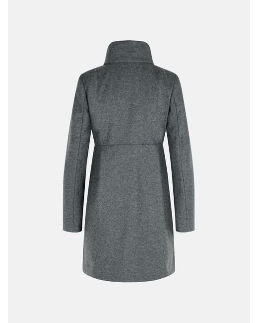 Fay Gray Graphite Wool Blend Coat