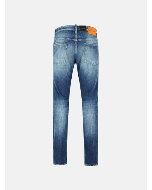 DSquared² Blue Cotton Jeans for men