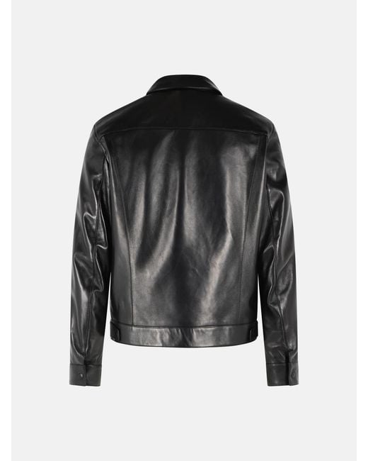 Tom Ford Black Leather Jacket for men