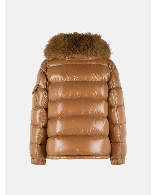 Moncler Natural 'Hypolais' Short Polyamide Down Jacket