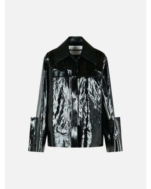 Jil Sander Black Linen Jacket