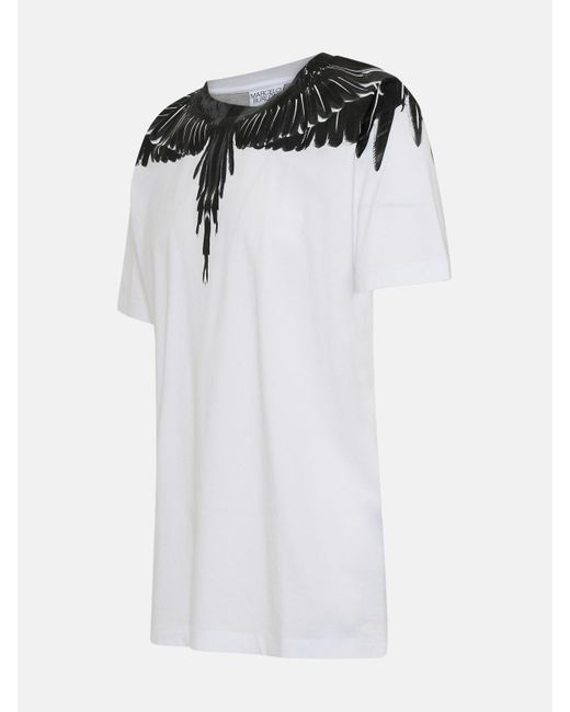 maglietta marcelo burlon bianca e nera