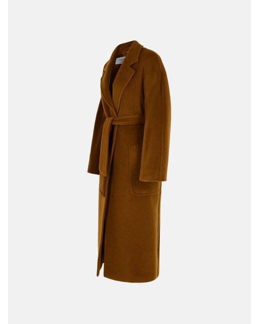 Max Mara Brown 'attuale1234' Camel Coat