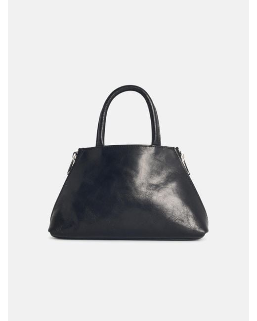 Coperni Blue 'data' Mini Bag In Leather