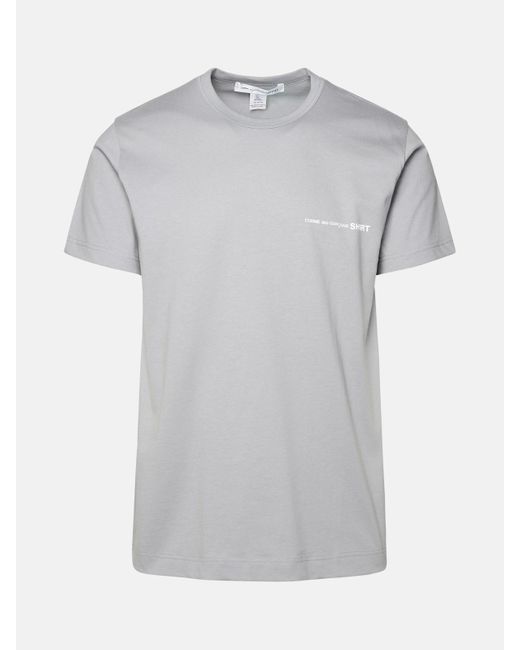 Comme des Garçons Comme Des Garçons Shirt Gray Cotton T-shirt for men