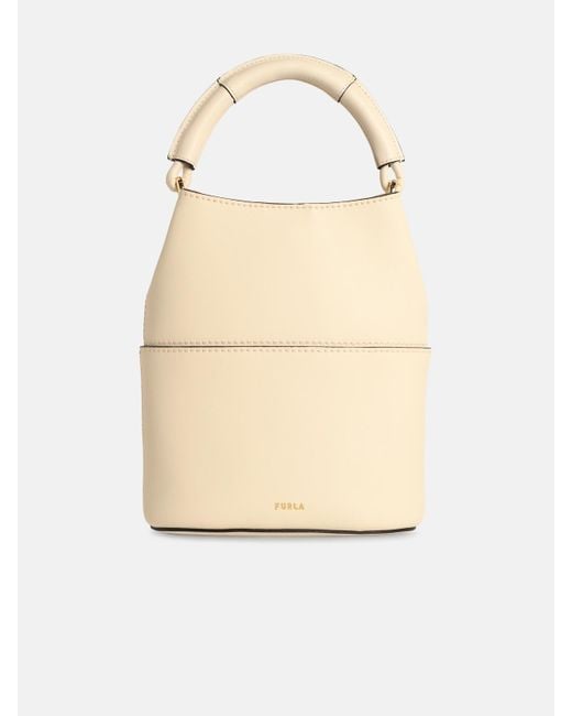 Borsa 'Sfera' A Secchiello Mini di Furla in Natural
