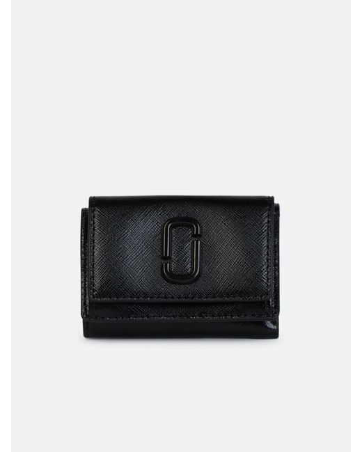 Marc Jacobs Black 'utility Snapshot' Mini Wallet In Leather