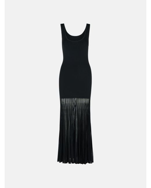 MICHAEL Michael Kors Black 'Scoop' Viscose Blend Dress