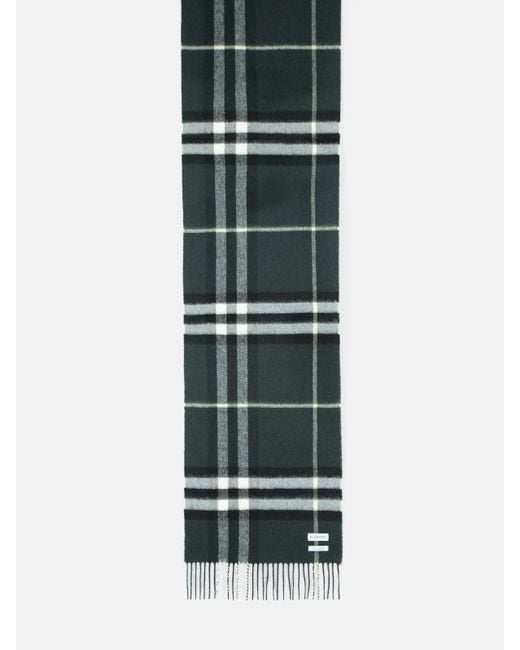 Burberry Green Cashmere Scarf for men