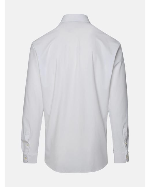 Brian Dales White Recycled Nylon Blend Shirt for men
