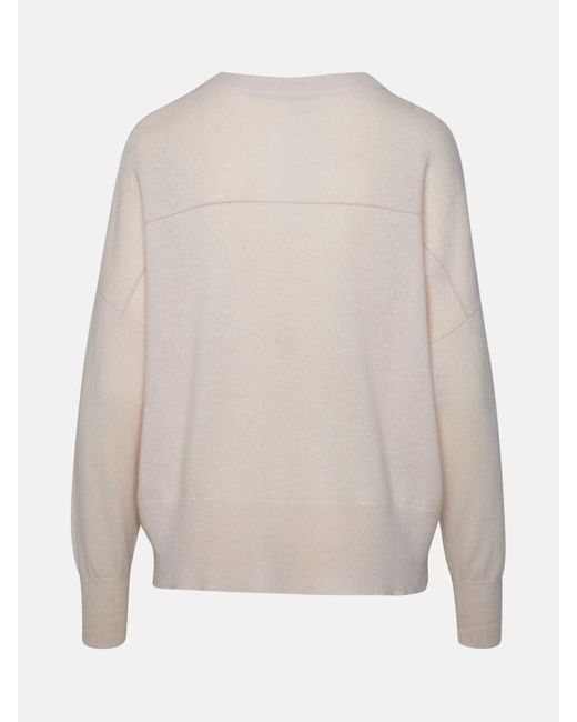 360cashmere White 'camille' Cashmere Sweater