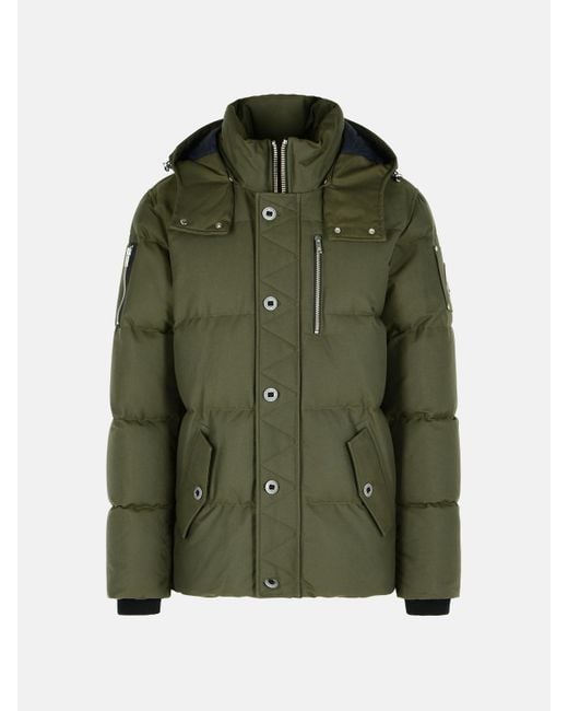 Moose Knuckles Green Cotton And Nylon Jacket for men