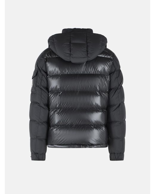 Moncler Black 'Maya' Polyester Short Down Jacket for men