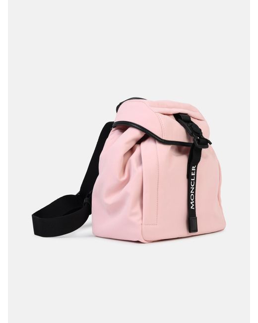 Moncler Pink 'trick' Nylon Backpack