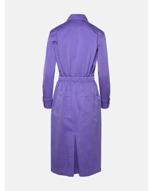 Max Mara Purple 'cennare' Lavender Cotton Dress
