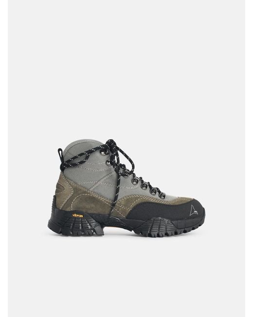 Roa Green 'Andreas Raw' Sage Nylon Boots