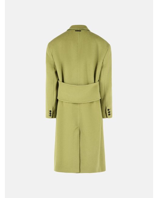 Marni Green Wool Coat for men