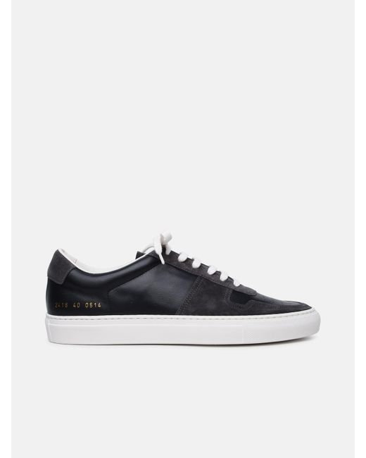 Common Projects Black 'bball Duo' Leather Sneakers for men