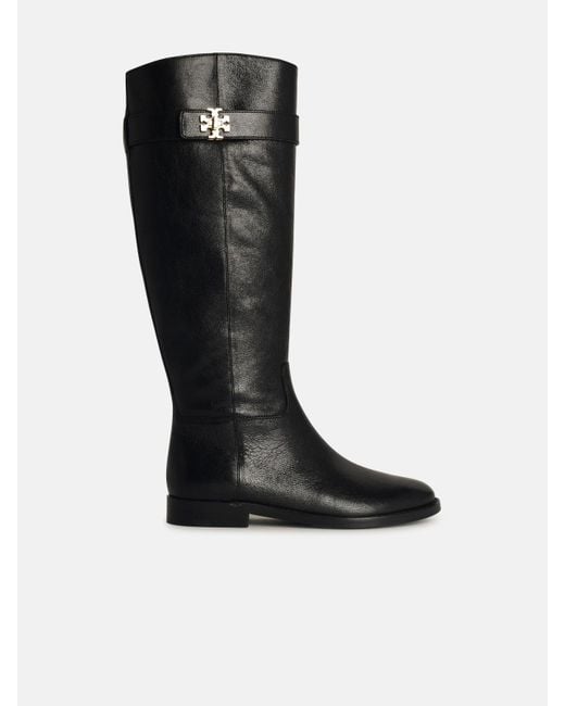Tory Burch Black T Lock Riding Boot For Equest